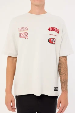 SF-49ers Surround Tee Glacier Grey