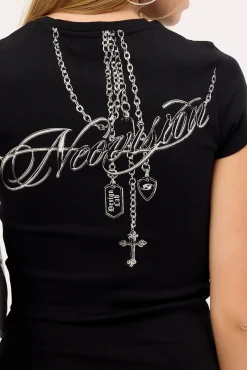 Shackle Baby Tee Black