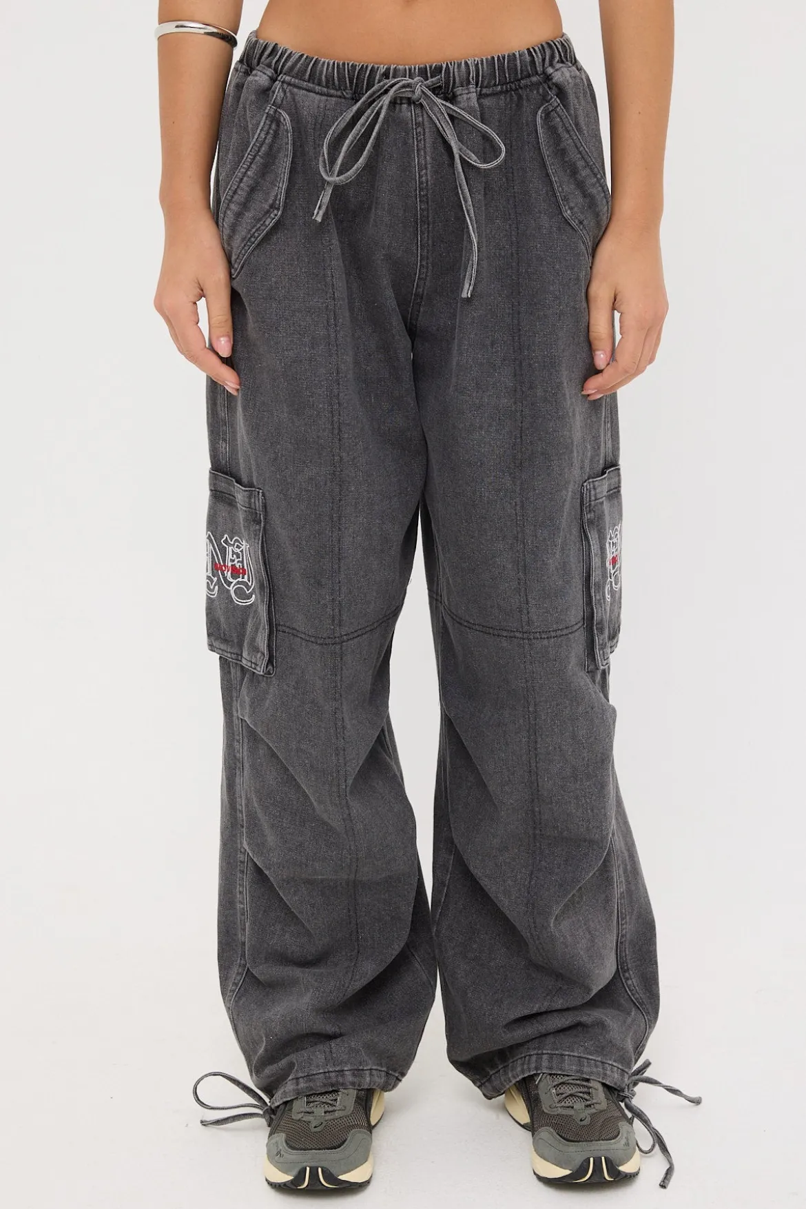 Shadow Realm Wide Leg Pant Washed Black