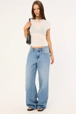 Sheer Baby Tee White