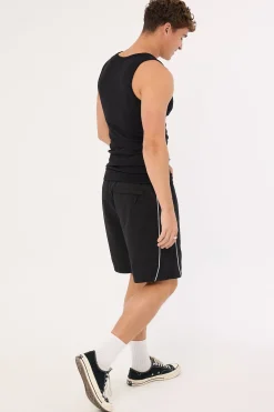 Shooter Elastic Waist Boardshort Black