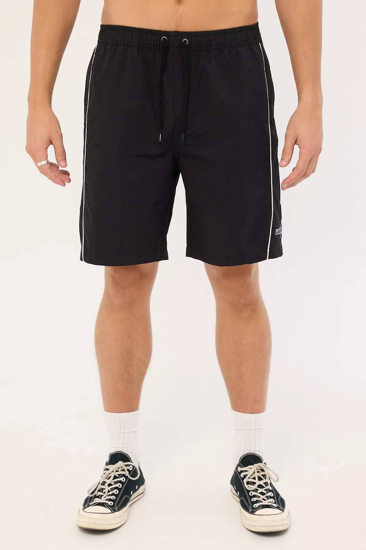 Shooter Elastic Waist Boardshort Black