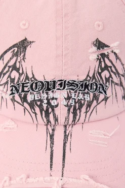 Shroud Distressed Dad Cap Baby Pink