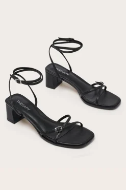 Sian Block Heel Black