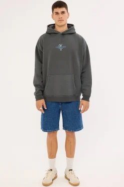 Sigma Boxy Hoodie Washed Black