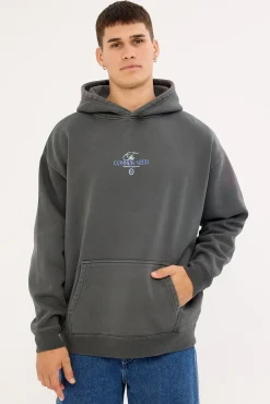 Sigma Boxy Hoodie Washed Black