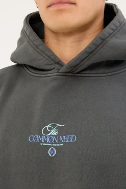 Sigma Boxy Hoodie Washed Black