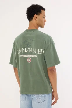 Sigma Brushed Easy Tee Pigment Wash Green