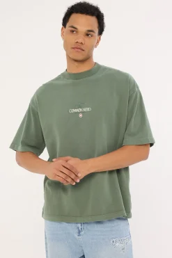 Sigma Brushed Easy Tee Pigment Wash Green