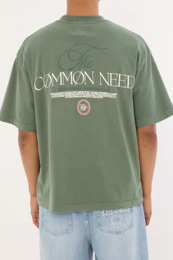 Sigma Brushed Easy Tee Pigment Wash Green