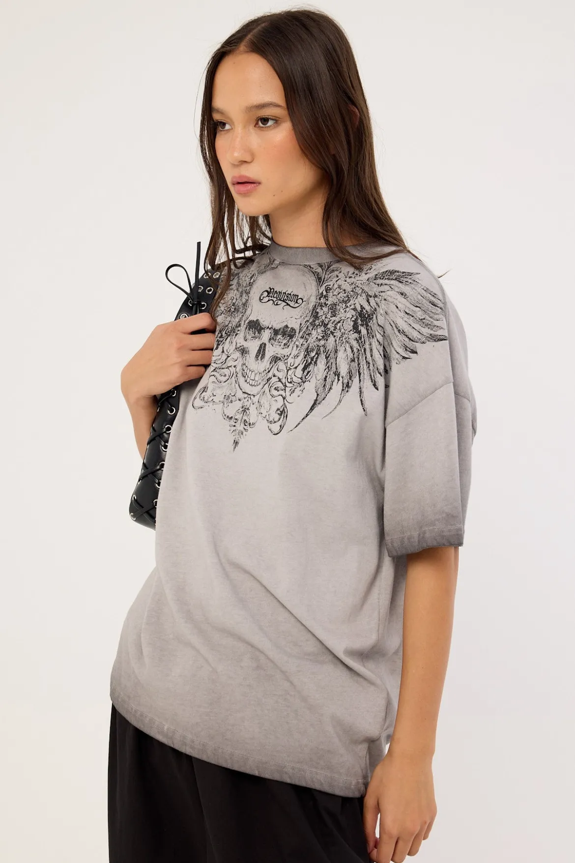 Skorn Heavyweight Relaxed Tee Pigment Washed Black