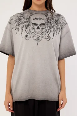 Skorn Heavyweight Relaxed Tee Pigment Washed Black