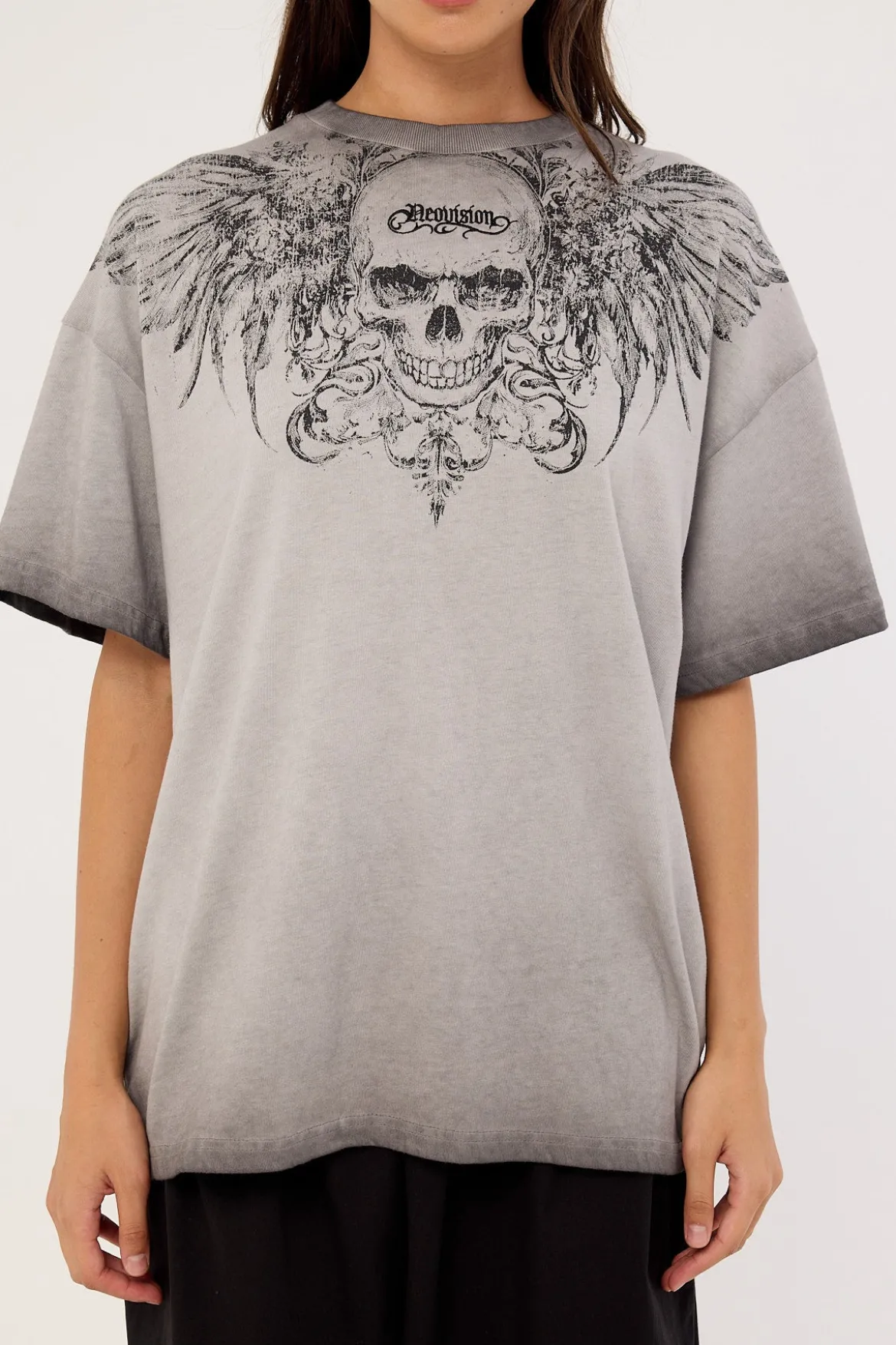 Skorn Heavyweight Relaxed Tee Pigment Washed Black