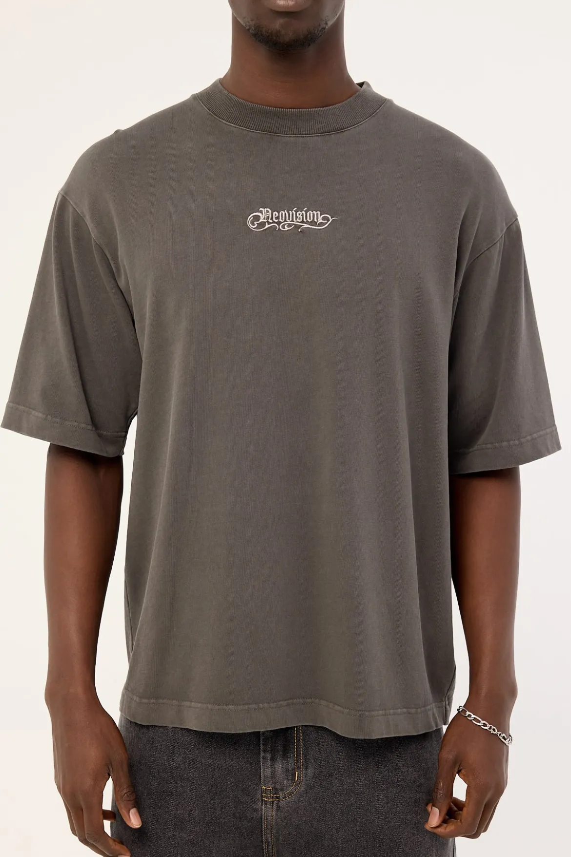 Skorn Street Super Heavy Tee Acid Grey