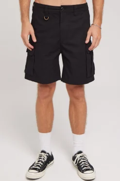 Slacker Cargo Short Black