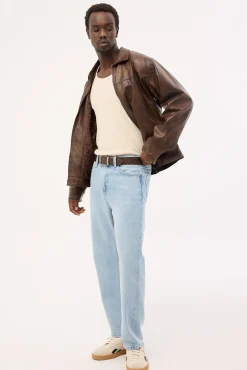 Slacker Denim Straight Jean Ash Blue