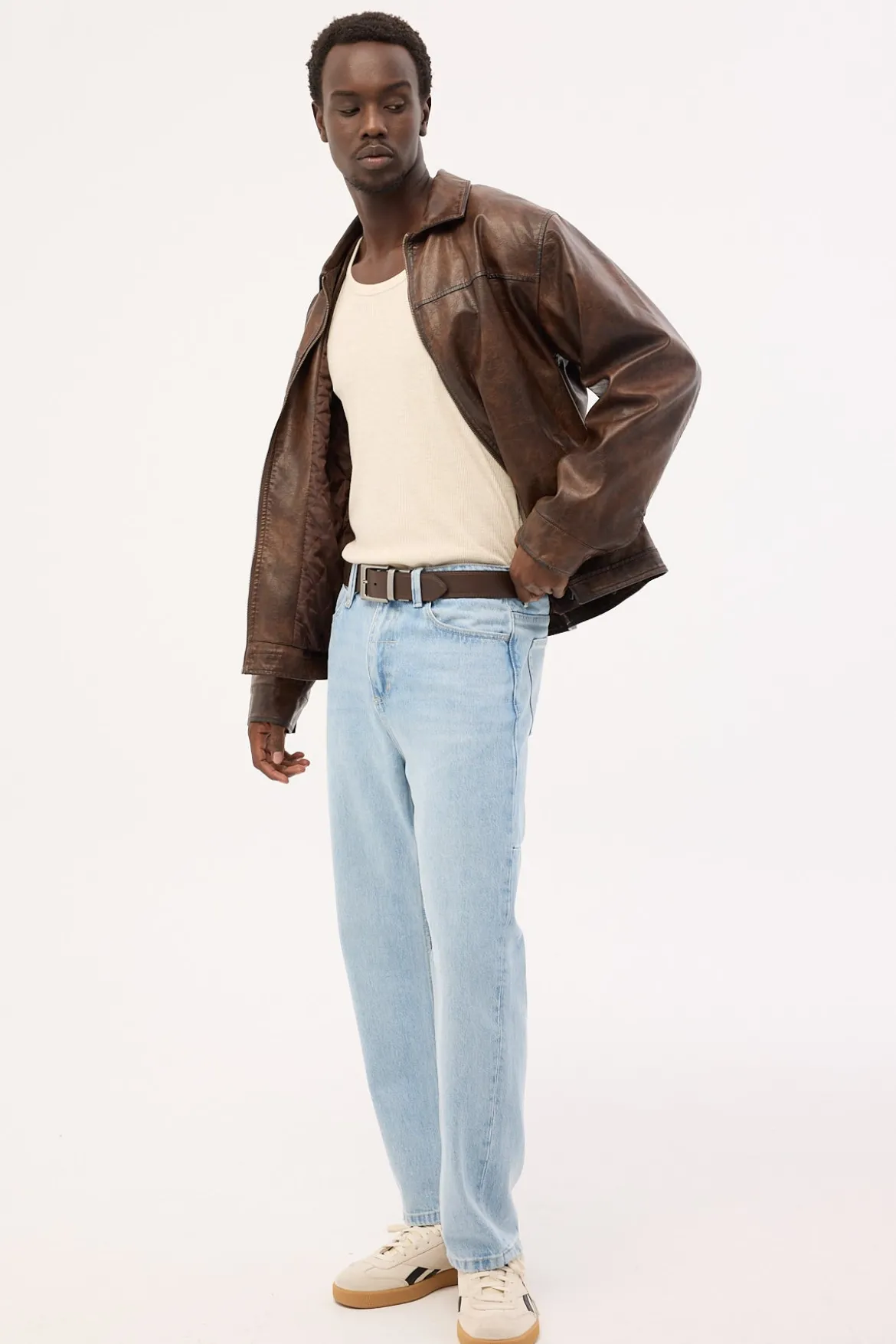 Slacker Denim Straight Jean Ash Blue