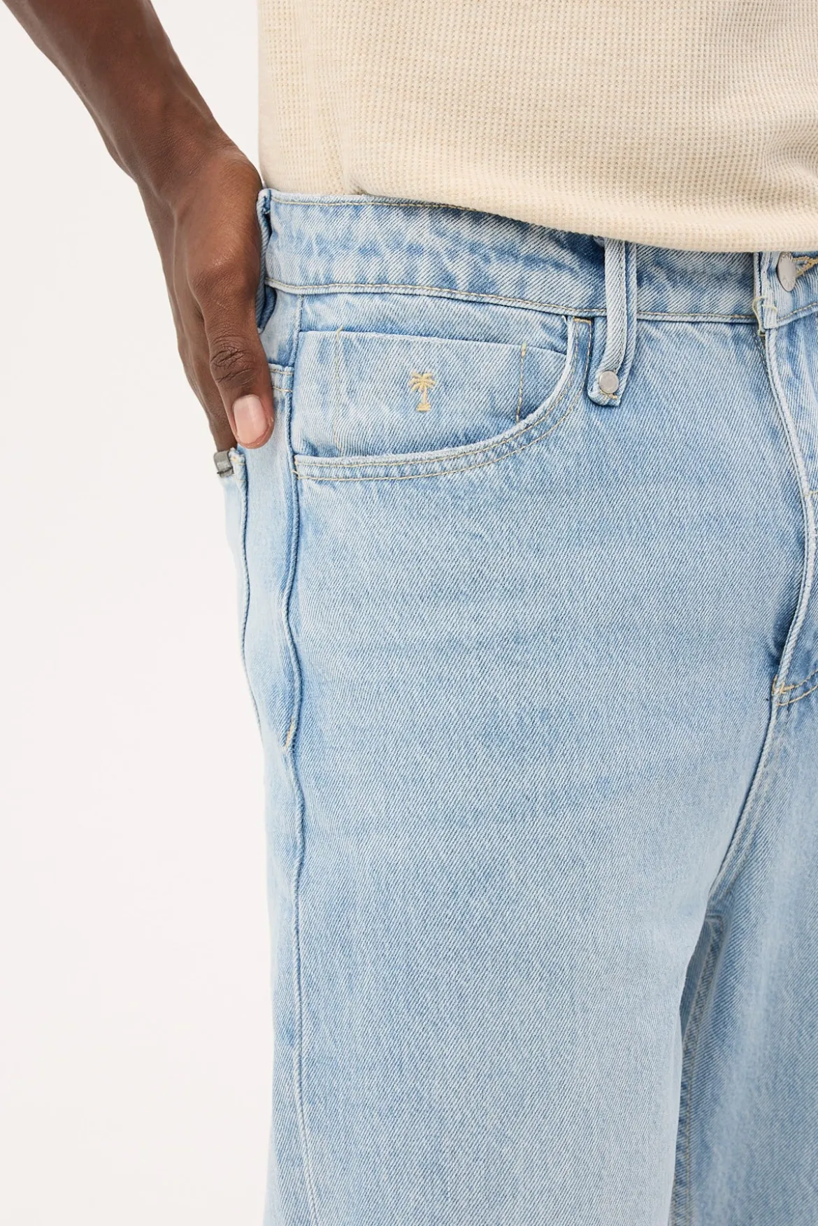 Slacker Denim Straight Jean Ash Blue