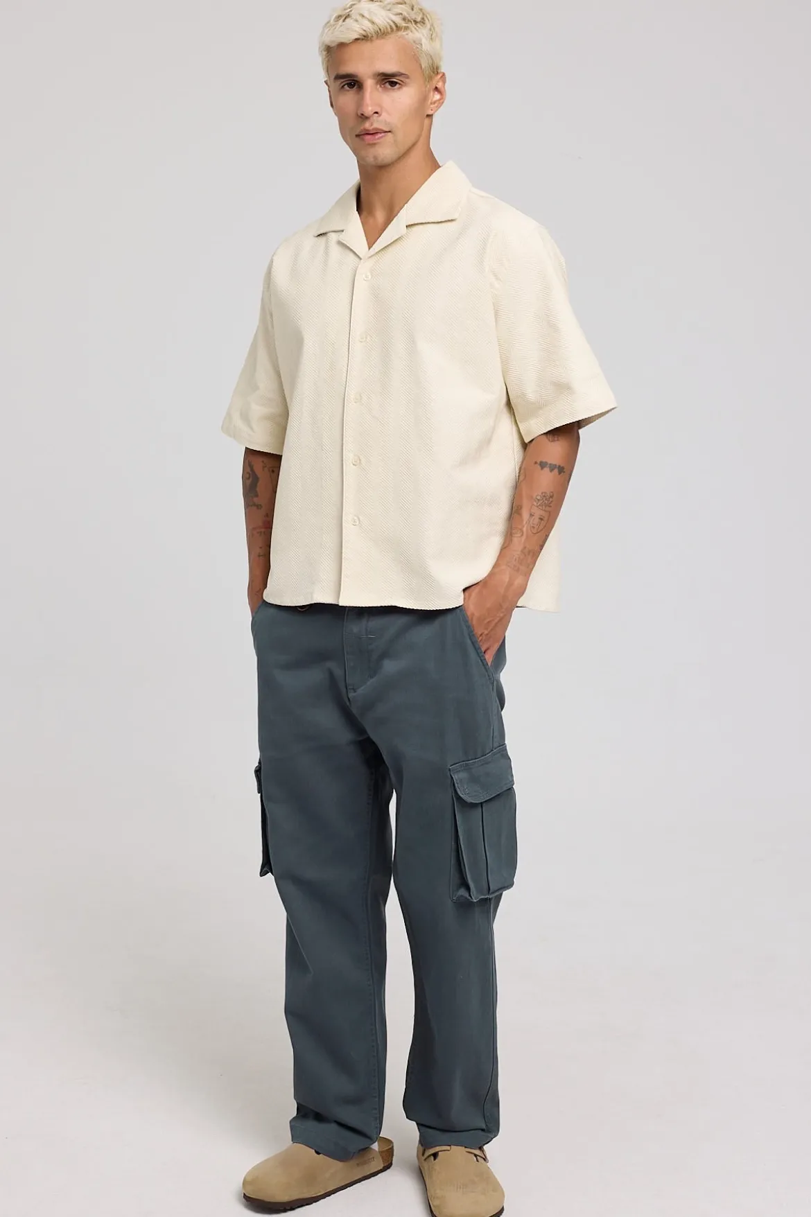 Slacker Union Cargo Pant Dark Slate