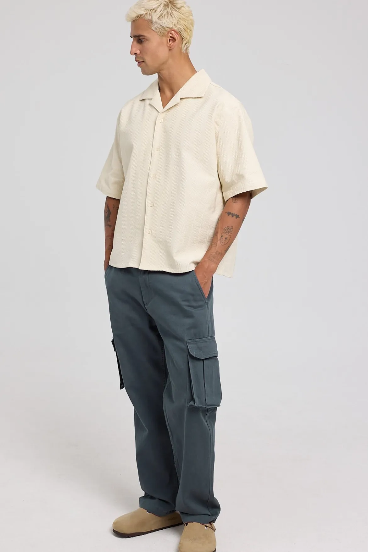Slacker Union Cargo Pant Dark Slate