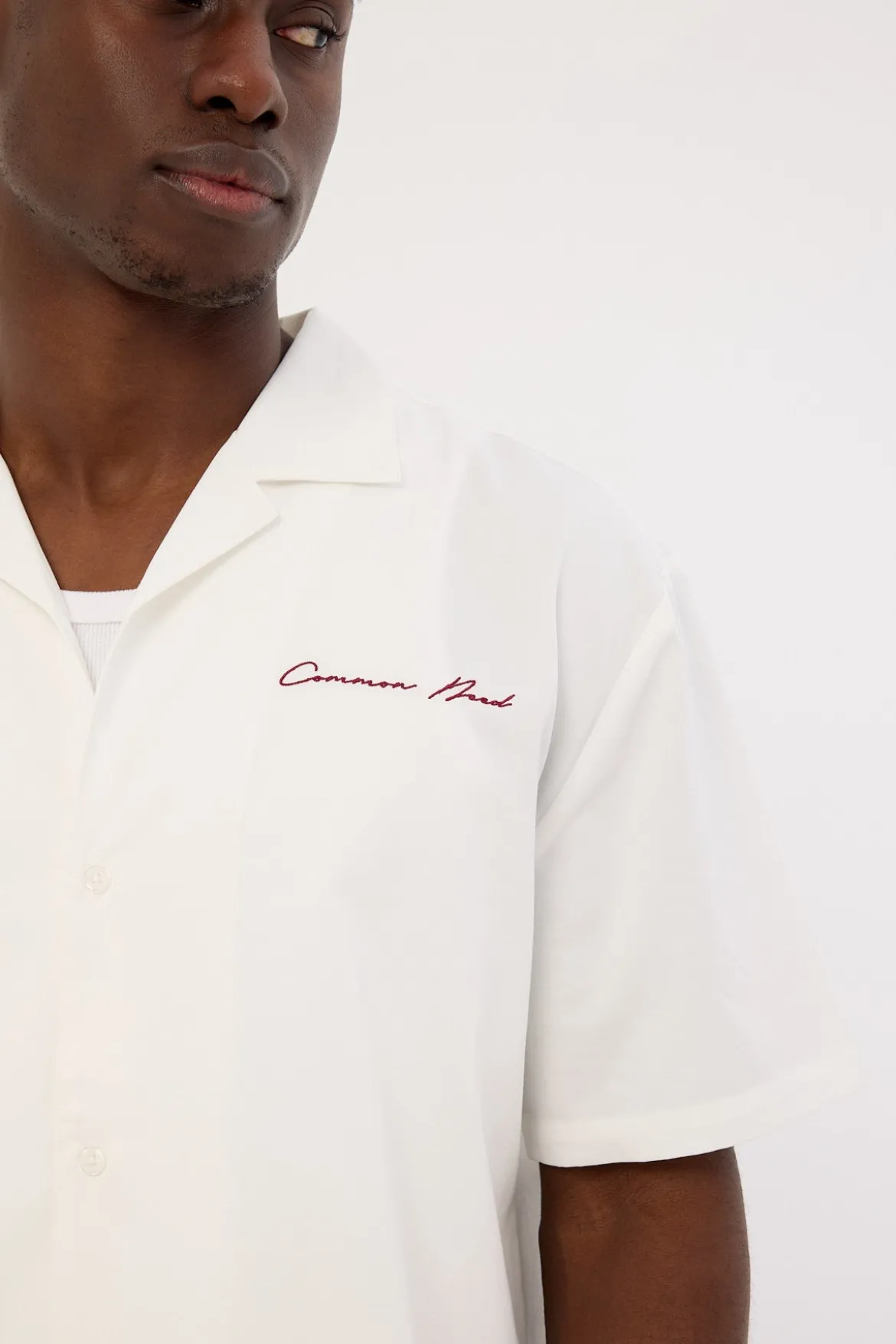 Slant Resort Shirt White