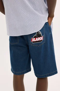 Slanted Bull Denim 91 Short Raw Indigo Denim