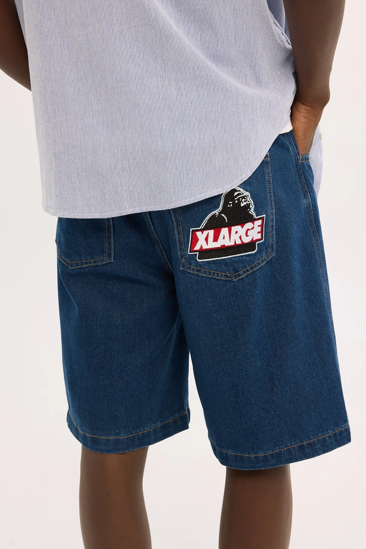 Slanted Bull Denim 91 Short Raw Indigo Denim