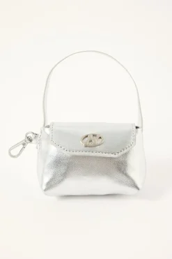 Slick Bitty Mini Bag Keyring Silver