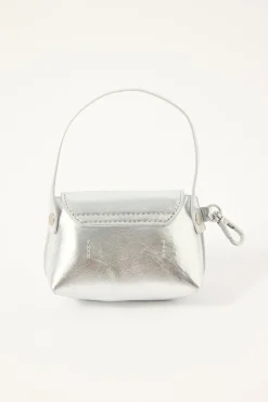 Slick Bitty Mini Bag Keyring Silver