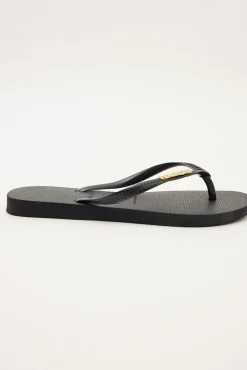 Slim Metal Logo Black/Gold