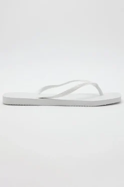 Slim Square Solid White White