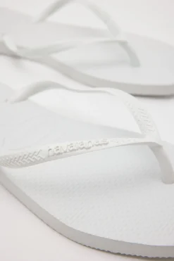 Slim Square Solid White White