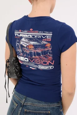 Slipstream Baby Tee Dark Navy