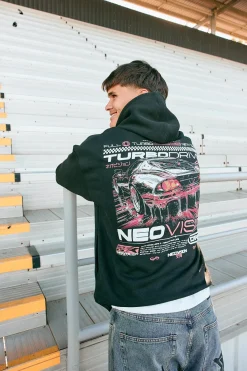 Slipstream Street Hoodie Black