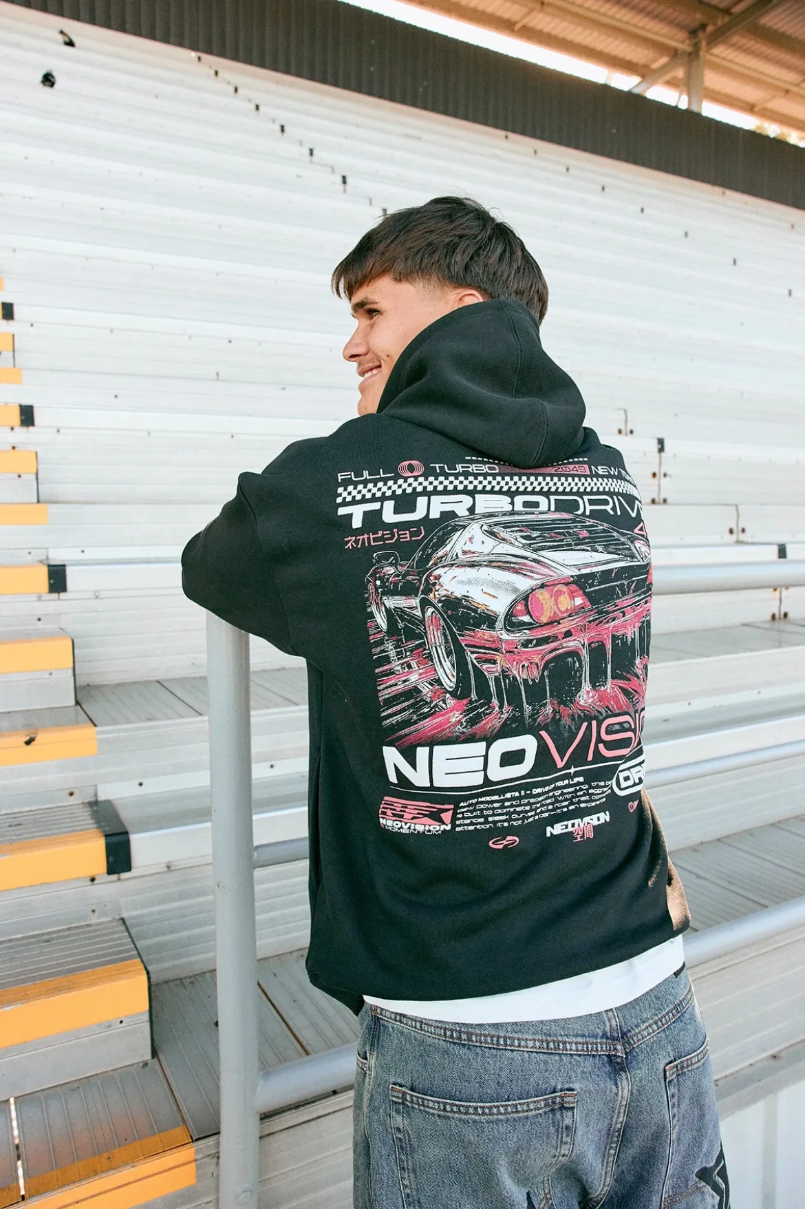 Slipstream Street Hoodie Black