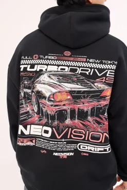 Slipstream Street Hoodie Black
