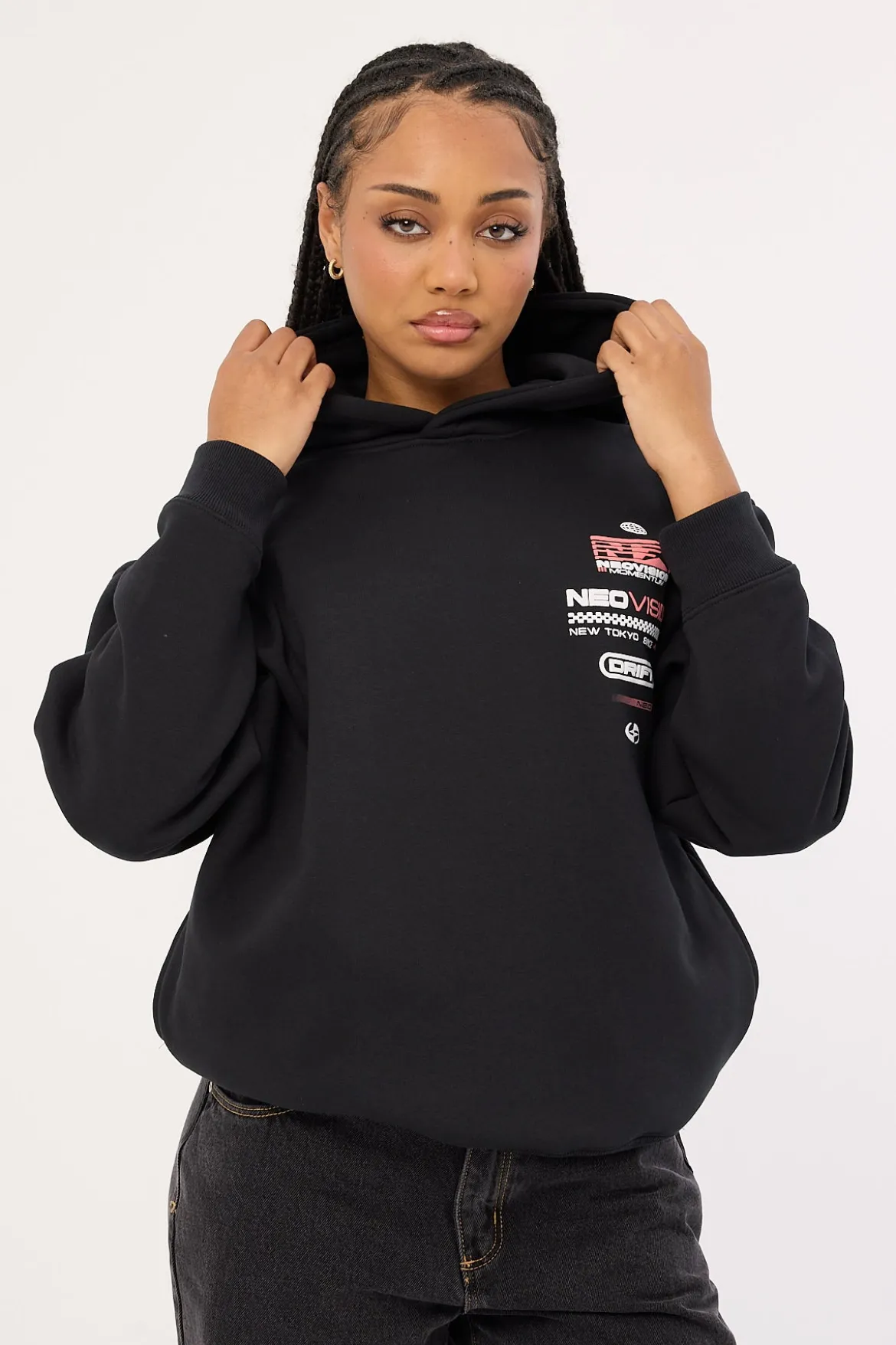 Slipstream Street Hoodie Black