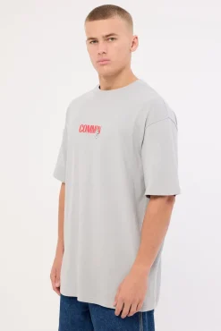 Slots Heavyweight Boxy Tee Ice Grey