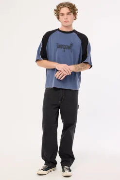 Small Steps Panel Boxy Tee Blue