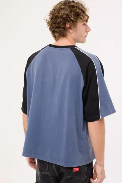 Small Steps Panel Boxy Tee Blue