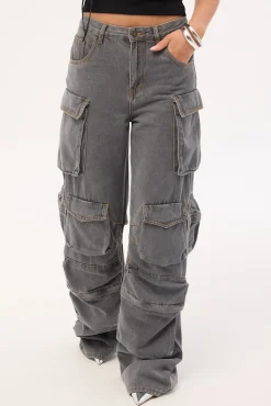 Smokeshow Jean Washed Grey