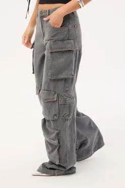 Smokeshow Jean Washed Grey