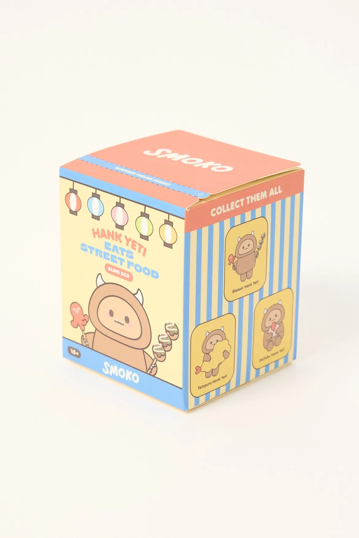 Smoko Hank Yeti Eating Street Food Blind Box Figure Multi