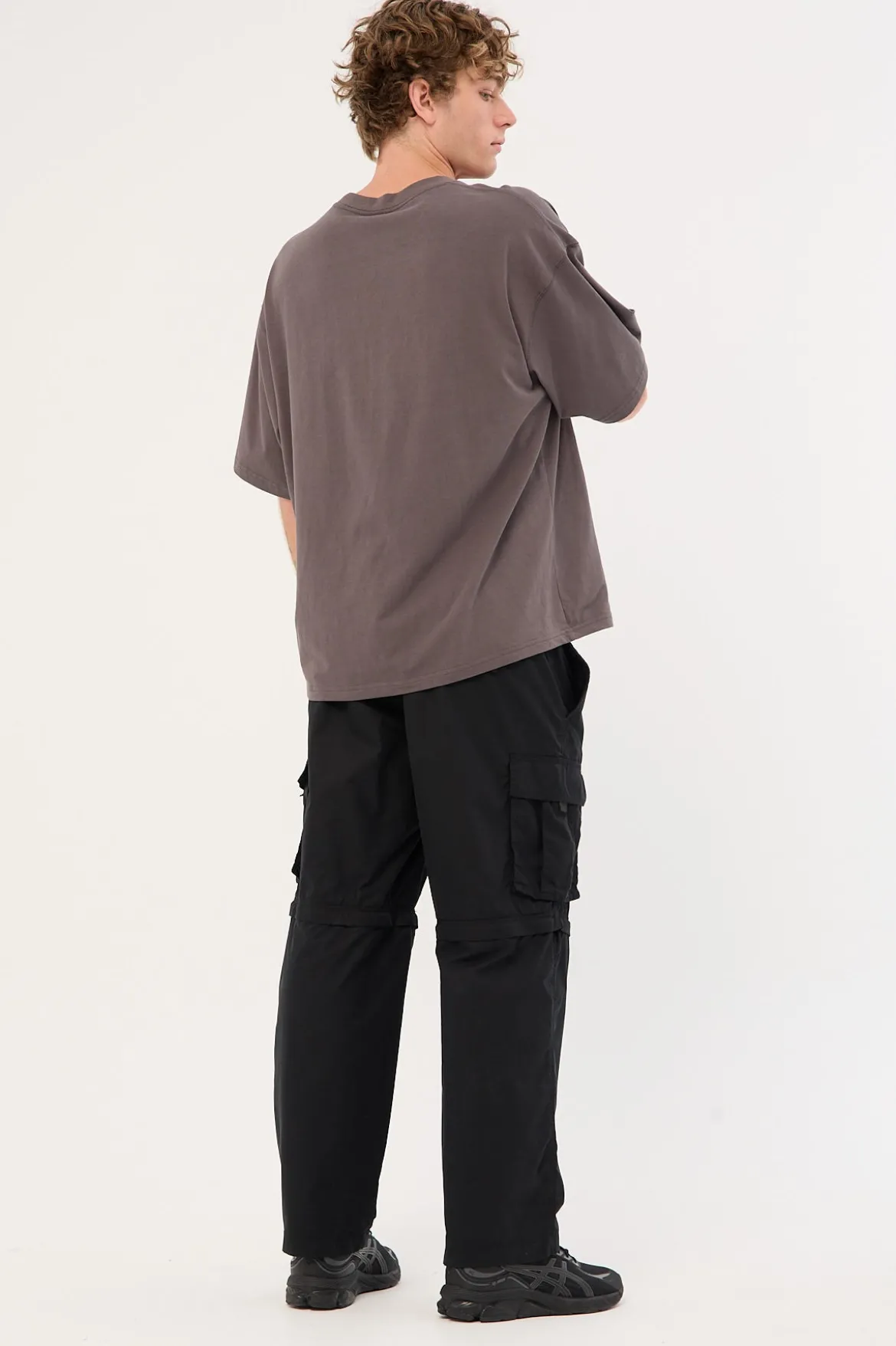Smoko Zip Off Cargo Pant Washed Black
