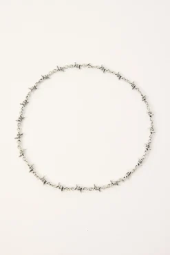 Snare Necklace Antique Silver