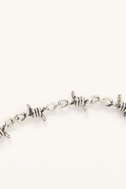 Snare Necklace Antique Silver