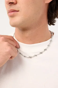 Snare Necklace Antique Silver