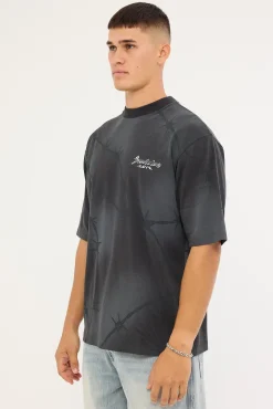 Snare Street Super Heavy Tee Sunfade Black