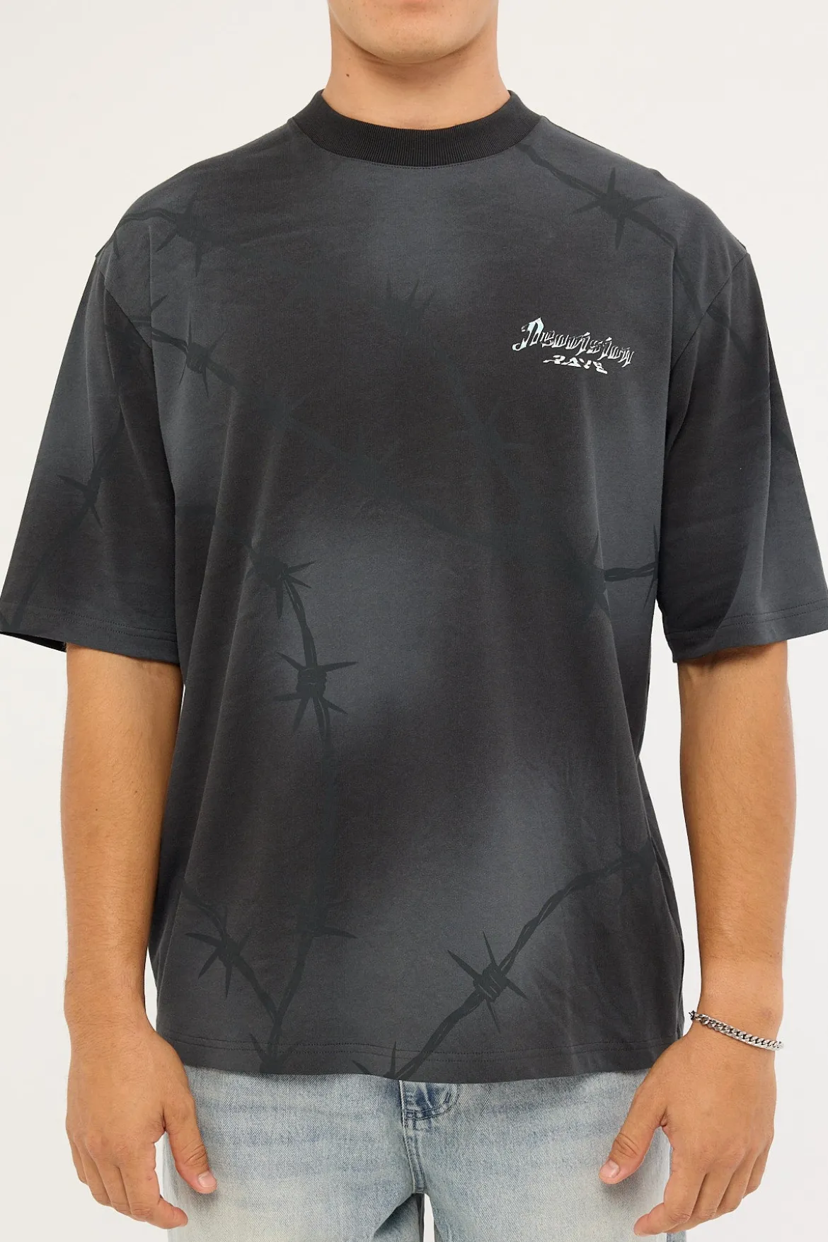 Snare Street Super Heavy Tee Sunfade Black