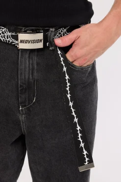 Snarl Reversible Web Belt Black